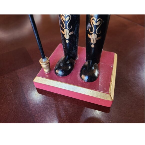 Wooden Nutcracker Soldier Statue Christmas Decor Xmas Holiday Table Decoration - Picture 11 of 12